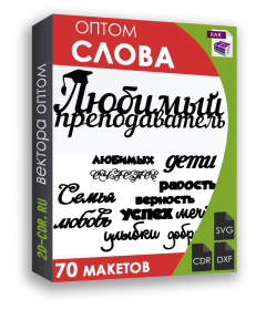 Слова 70 шт.