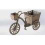 Векторный макет «Велосипед-корзинка (3)»