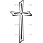 Векторный макет «Крест (151)»