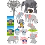 Векторный макет «elephant»