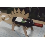 Векторный макет «Подставка под бутылку (Динозавр)»