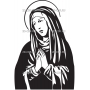 Векторный макет «Богородица (15)»