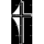 Изображение для гравировки «Крест (204)»