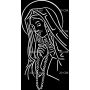 Изображение для гравировки «Богородица (25)»