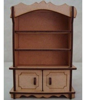 Кукольный шкаф с полками и ящиками