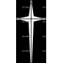 Изображение для гравировки «Крест (160)»