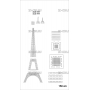 Векторный макет «Эйфелева башня (25см, 50см, 100, 150, 200см)»