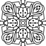 Векторный макет «Мандала (147)»