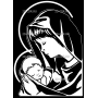 Изображение для гравировки «Богородица (20)»