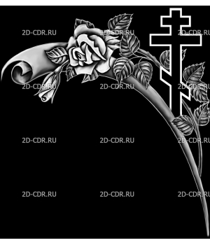 крест и роза