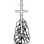 Векторный макет «Крест (26)»
