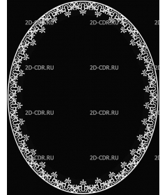 Рамка овальная (12)