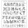 Векторный макет «Алфавит для малышей»