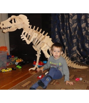 Тиранозавр пазл большой