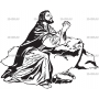 Векторный макет «Иисус (46)»