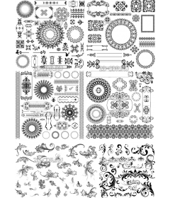 Комплект декоративных элементов (3)