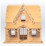 Векторный макет «Кукольный домик №9»