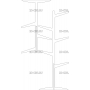 Векторный макет «Вешалка Дерево (2)»