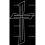 Изображение для гравировки «Крест (130)»