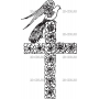 Векторный макет «Крест (44)»