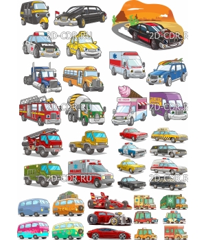 cartoon cars 