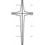 Векторный макет «Крест (208)»