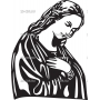 Векторный макет «Богородица (6)»