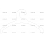 Векторный макет «Вешалка для одежды (28)»