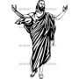 Векторный макет «Иисус (12)»