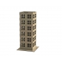 Векторный макет «Домик многоэтажка 5 этажей»