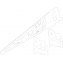 Векторный макет «Сувенир Ножовка (1)»