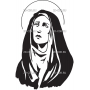Векторный макет «Богородица (19)»