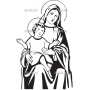 Векторный макет «Богородица (21)»