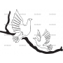 Векторный макет «Животные и птицы (40)»