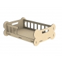 Векторный макет «Кроватка для собаки 4»