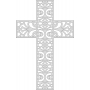 Векторный макет «Крест резной на подставке»