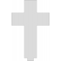 Векторный макет «Крест резной на подставке»