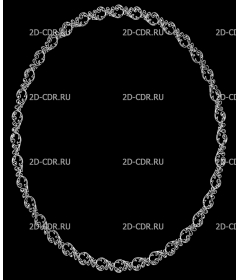 Рамка овальная (4)