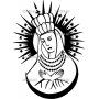 Векторный макет «Богородица (37)»