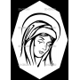 Изображение для гравировки «Богородица (17)»