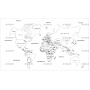Векторный макет «Карта Мира - пазл»