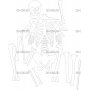 Векторный макет «Скелет человека»