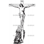 Векторный макет «Крест (43)»