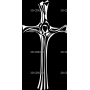 Изображение для гравировки «Крест (40)»