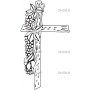 Векторный макет «Крест (228)»