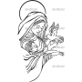 Векторный макет «Богородица (27)»