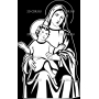 Изображение для гравировки «Богородица (40)»
