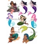 Векторный макет «mermaid»