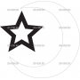 Векторный макет «Звезда и полумесяц»
