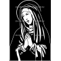 Изображение для гравировки «Богородица (35)»